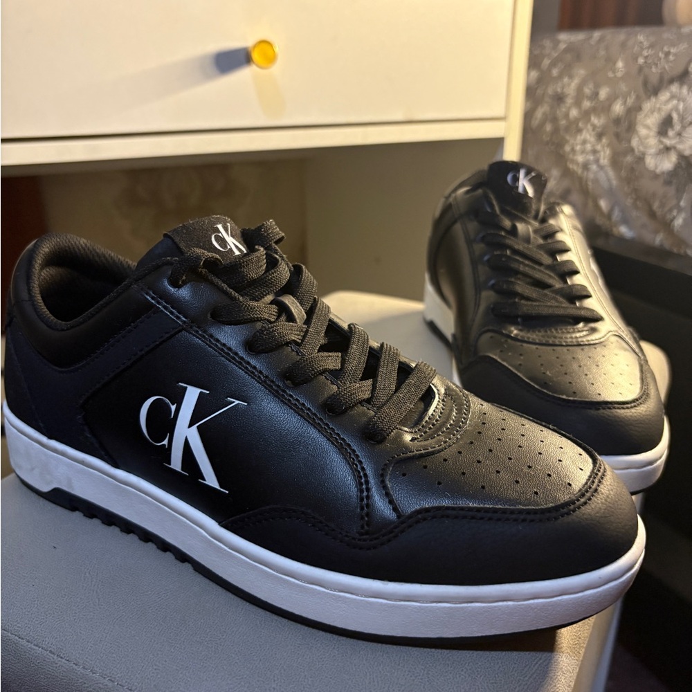 Calvin Klein Black Sneakers with Minimalist Design